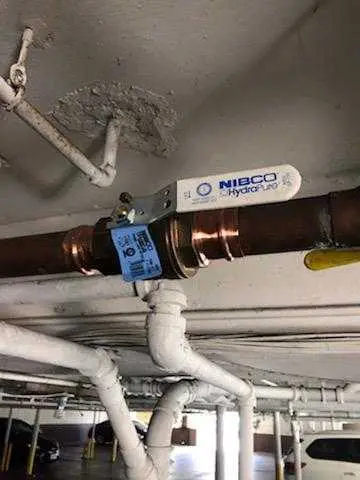 Copper pipe repair and valve work for Backflow Testing in South Loop