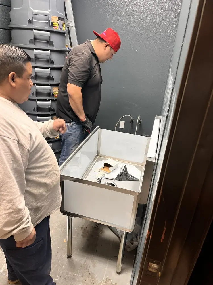 Commercial plumbing and sink installation in South Loop